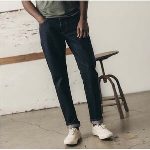Taylor Stitch Selvedge denim slim fit jeans indigo wash 36 classic casual blue